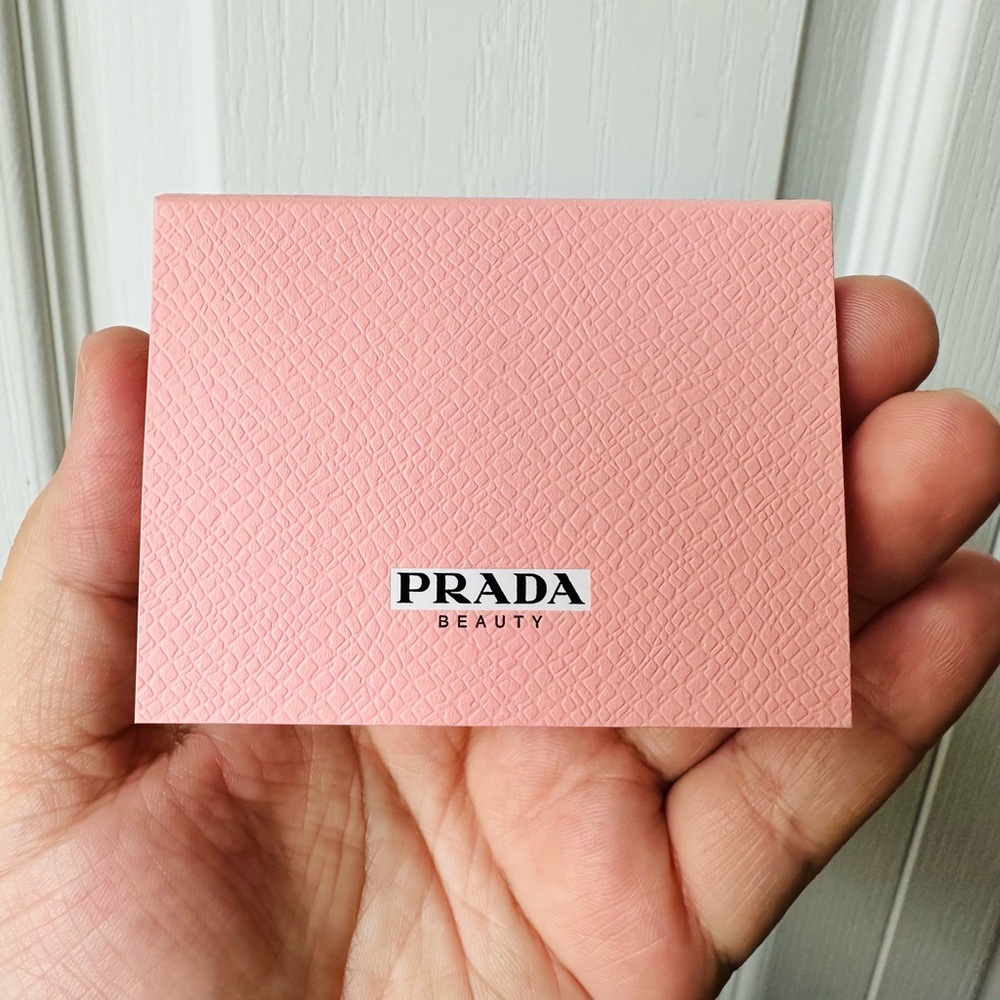 Prada Pink and Light Green Enamel Key & Card Holder Charms with Gold Hardware - Picture 2 of 4